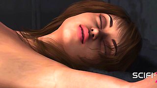 Impressive girlie at extreme deepthroat trailer