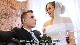 HUNT4K. After wedding poor groom sells partners pussy