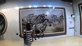 Big ass Thai GF museum visit and fuck