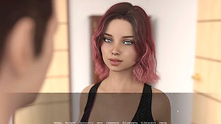 Wild animated sex scene with finger play and cartoon fantasies