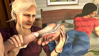 Wild anime scenes with rough anal and plenty of cum on tits featuring Viola-3d