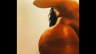 Big Black Ass Oiled Mild Fingers Pussy