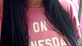 Pretty MILF Natural Smoking