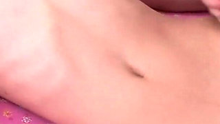 Redhead teen gets fucked so deep in her little wet pussy