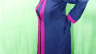 Beautiful Amena Bhabhi has sex indoors wearing a burqa and hijab