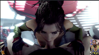 Panam Sucks the Fuck Out of a Cock, Milky Mai Jerks off a Cock with Her Tasty Feet