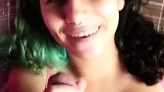 Fucked Step Sister In Mouth, Takes Cum On Face