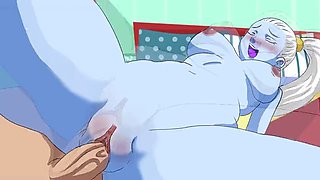 Vados embraces her naughty side for some passionate fun in Dragon Ball Hentai