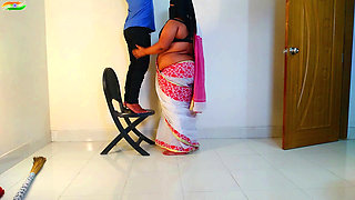 Big Ass Aunty Was Having Sex with the Maid When Her Husband Was Not at Home