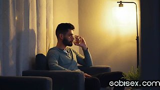 GO BISEX - Ambisexual puny bae got plowed in three way by 2 bangers