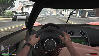 Trevor and Cheating wife Amanda's amazing blowjob while driving
