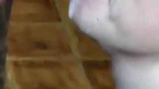 Amateur Bukkake Party - Blonde Slut Gangbanged Hard and Drenched in Cum Loads