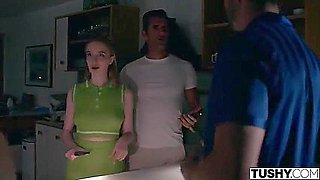 Milan Cheek & Polly Yangs - Gorgeous Besties Have Crazy Anal Foursom