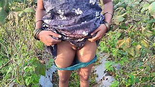 Telugu New Married Couples Outdoor Fucking