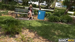Bangbros - jonathan green and lindsey lakes have hot car sex until he jizzes on her face and makes a dirt