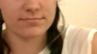 Kristen Will masturbates and then gives a blowjob