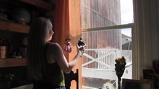 Psycho Lesbians Crush Their Slaves Part 1