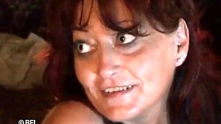 Gangbang holiday with horny mature slut