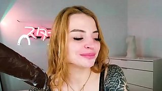 Big boobs milf masturbates with her dildo