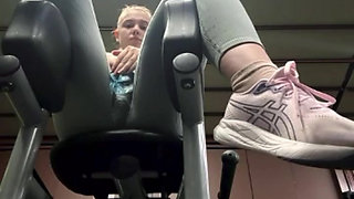 I fuck my gym trainer at home when my HUSBAND is at work!