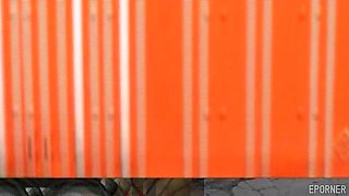 Witness a redhead's wild submission in a daring group frenzy