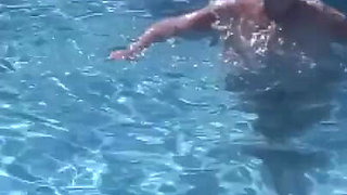 Yesterday’s Filming Day Ended with a Dip in the Pool