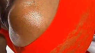 Petite Ebony Amateur Mera Monster Cock Experience!