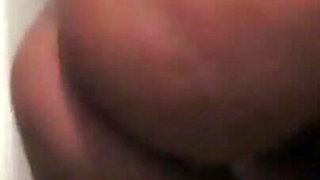 Ebony Teen Getting Fucked in a Host Shower