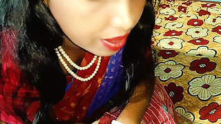 Village Aunty Fucking and Blowjob by Her Step Son with Audio