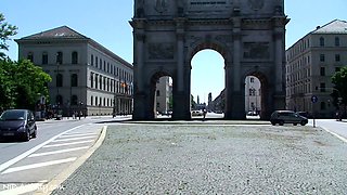 Amateur ass ramming outdoors