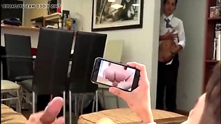 He gets his straight roommate to fuck him