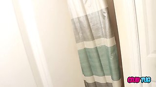 CLUBTUG She got Busted! Peeping Tom Handjob