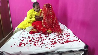 Sona Bhabhi Hot First Night - Newly Married Indian Couple Hardcore Sex & Romance