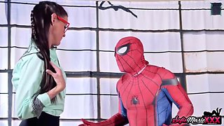 Cougar Seductress Sucks Spider Mans Huge Dick - Sofie Marie