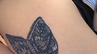 Step Mom Fakes Rest as Step Son Creampies Her on Couch