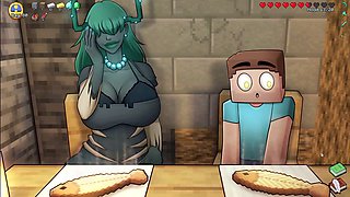 Internal cumshot, warden, big butt