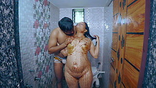 Desi Maid Fucked Hard by Her Owner in the Bathroom for Whole Night