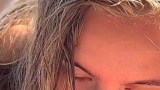 Babe Gets Fucked and Creampied on the Beach - Mira David