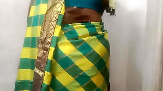 Tamil Saree Hot Busty Aunty Fucking in House