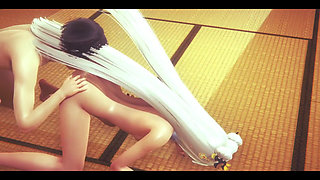 Genshin Impact Hentai - Ningguang Hard Sex in the Jade Chamber [handjob, Blowjob, 69, Fucked] - Japanese Asian Manga Anime Game