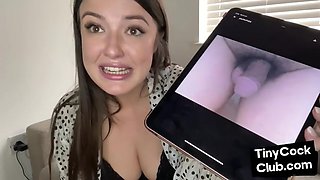 Amateur SPH femme teasing microdick