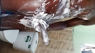 Qute dick in the shower