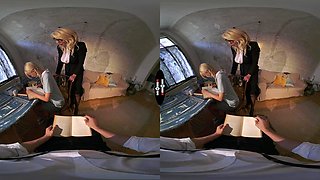 Lika Star & Tiffany Rousso VR Porn: You Will Learn The Lesson, Bitch - DarkRoomVR