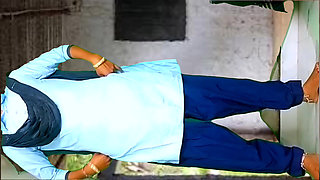Hot School girl trying to make sex in classroom hard fucking