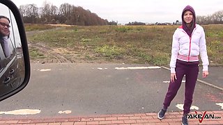 Gina Gerson - Ultra Skinny Runner Speak Russian To Stranger Who Fuck Her Tight Pussy 7 Min