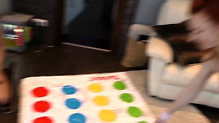hot college girls play twister while nude