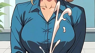 Teen Office Blowjob Cum