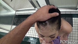 Nubile opens up nice gams - flick 26