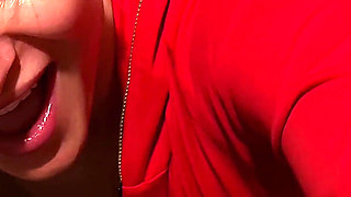 Very Risky Sex with My Hot Stepmom in Public Men's Restroom During a Family Party