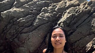 blonde 81yo teen hotty outdoor tease and masturbation